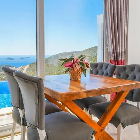 2 Bedroom Seaview With Private Pool * Kalkan